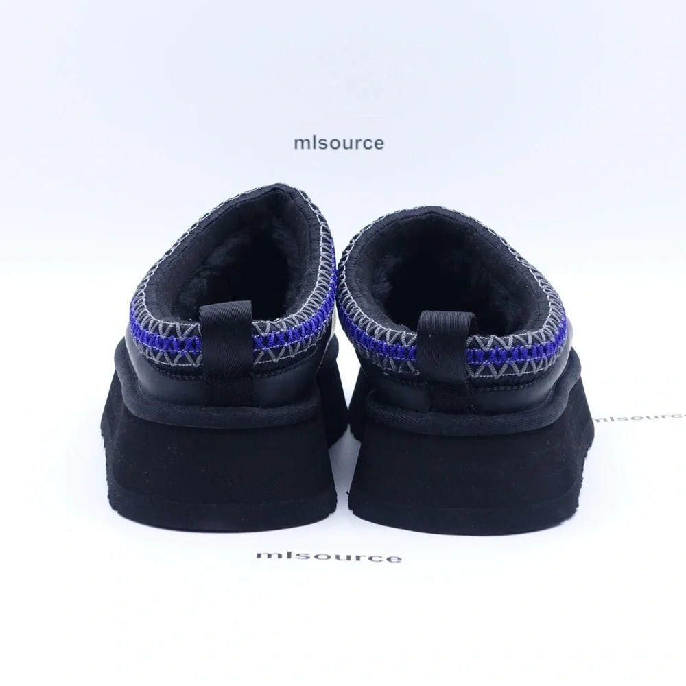 NEW UGG Tazz Platform Slippers 1121551/BLK Black - Picture 4 of 6